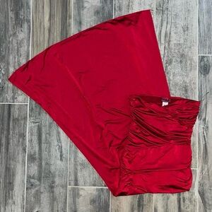 Sabora Vintage Bodycon Red Dress